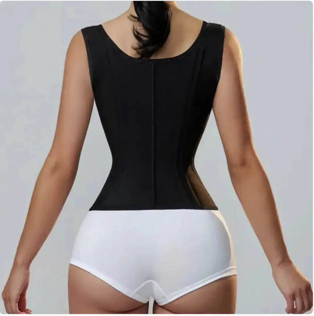 Zipper Front Shapewear Top My Store