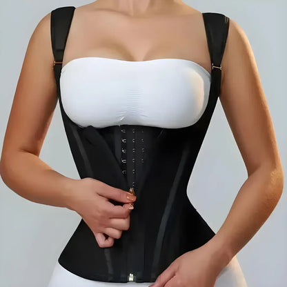 Zipper Front Shapewear Top My Store